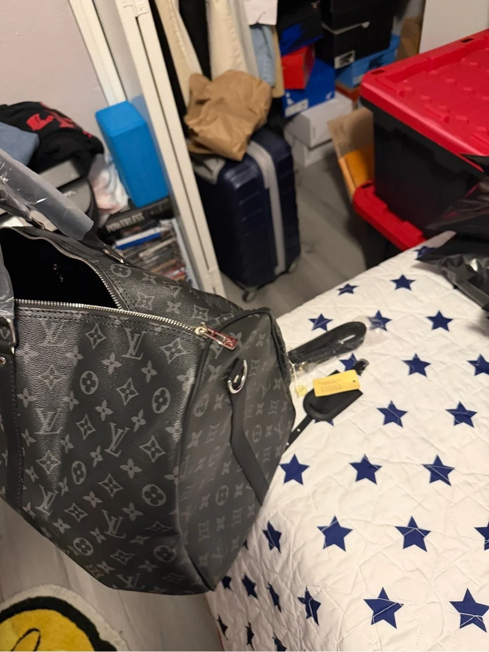 Monogram Eclipse Travel Duffle - Black